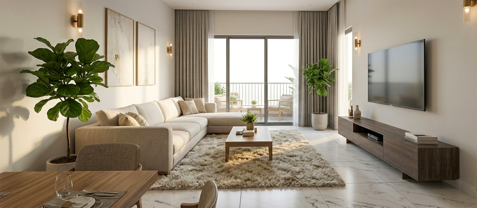 Armani Apartment Projects of Modhu City interior — view 1